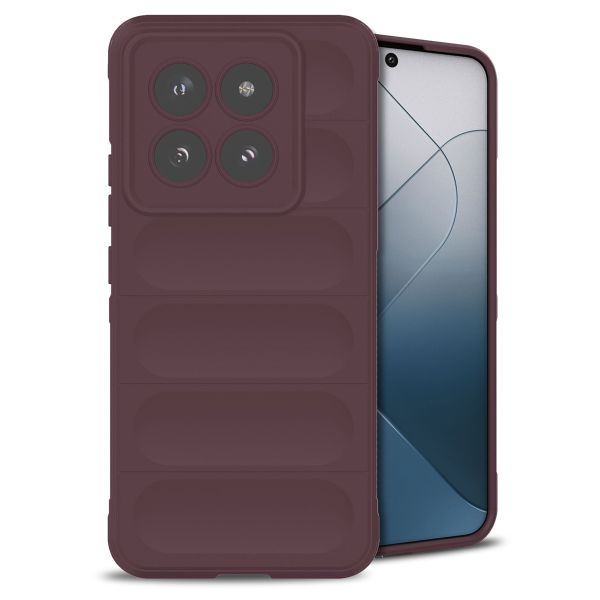 imoshion Coque arrière EasyGrip Xiaomi 14 Pro - Aubergine