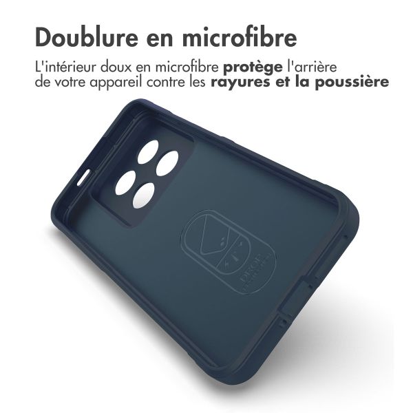 imoshion Coque arrière EasyGrip Xiaomi 14 Pro - Bleu foncé