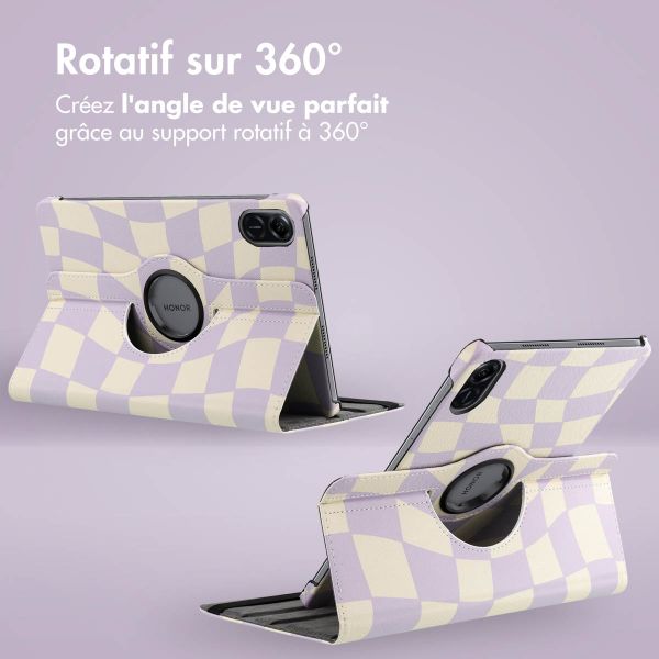 iMoshion Coque tablette Design rotatif à 360° Honor Pad X9 - Dancing Cubes