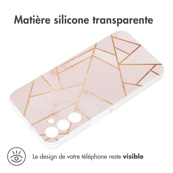 iMoshion Coque Design Samsung Galaxy A25 - Pink Graphic