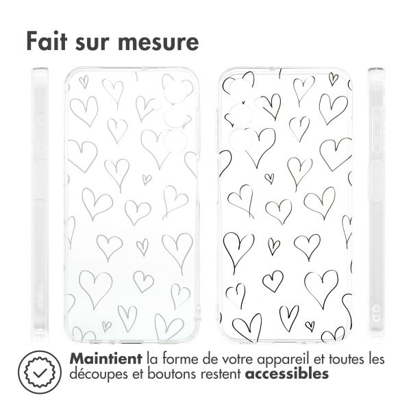 iMoshion Coque Design Samsung Galaxy A25 - Hearts