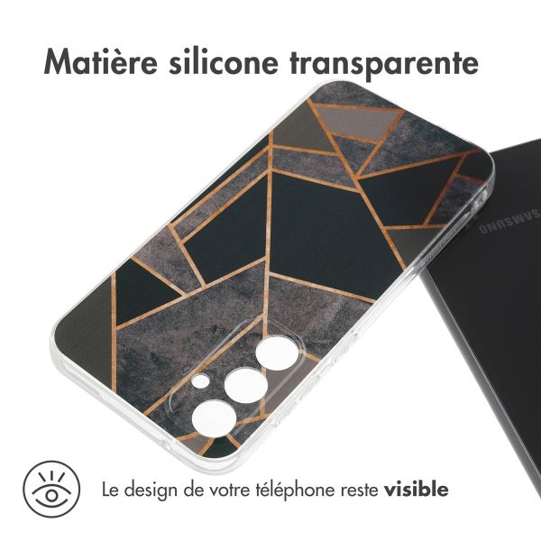 iMoshion Coque Design Samsung Galaxy S23 FE - Black Graphic