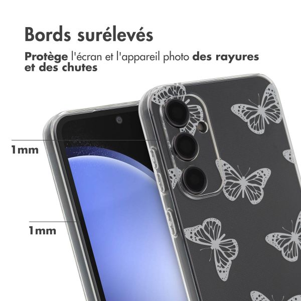 iMoshion Coque Design Samsung Galaxy S23 FE - Butterfly