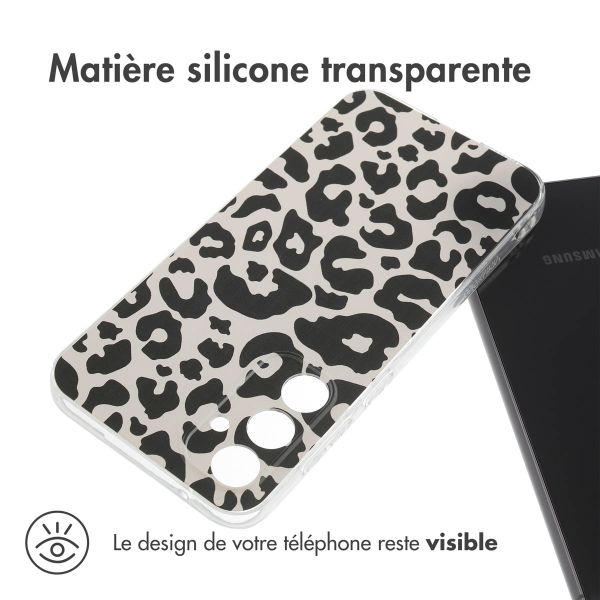 iMoshion Coque Design Samsung Galaxy S23 FE - Leopard