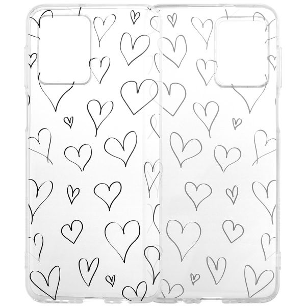 iMoshion Coque Design Motorola Moto G54 - Hearts