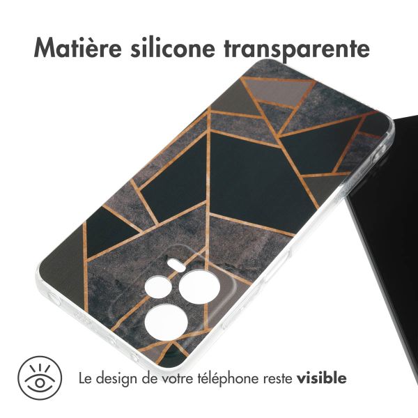 imoshion Coque Design Xiaomi Redmi Note 12 Pro - Black Graphic