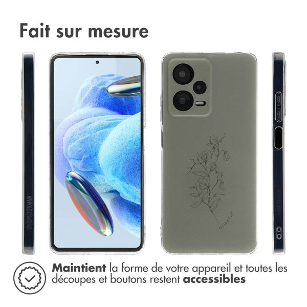 imoshion Coque Design Xiaomi Redmi Note 12 Pro - Floral Green