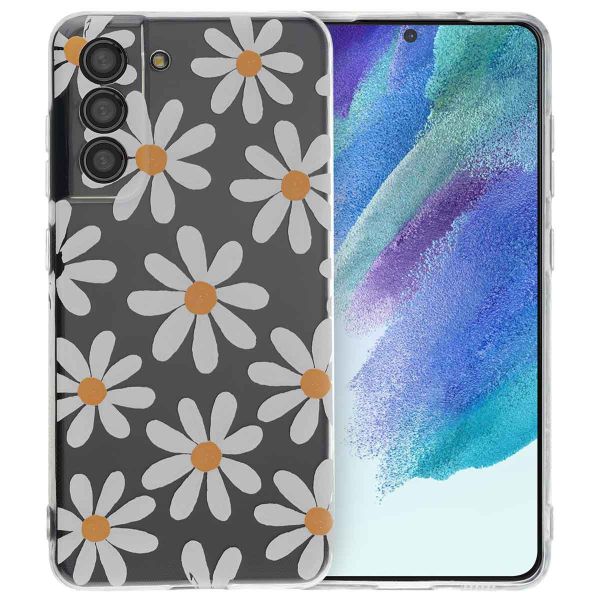 imoshion Coque Design Samsung Galaxy S21 FE - Daisy flower