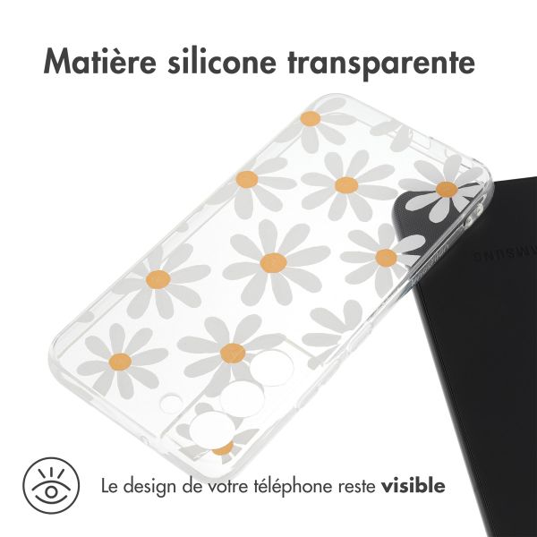 imoshion Coque Design Samsung Galaxy S22 - Daisy flower