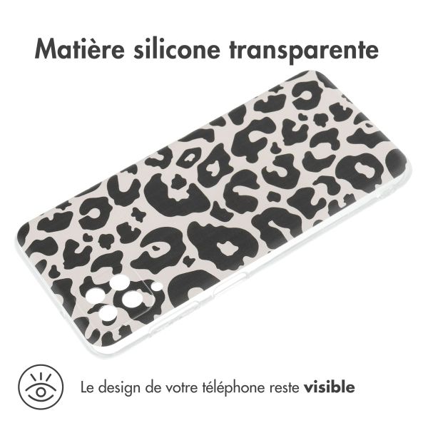 iMoshion Coque Design Samsung Galaxy A12 - Leopard