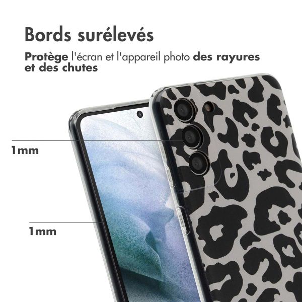 iMoshion Coque Design Samsung Galaxy S21 Plus - Leopard