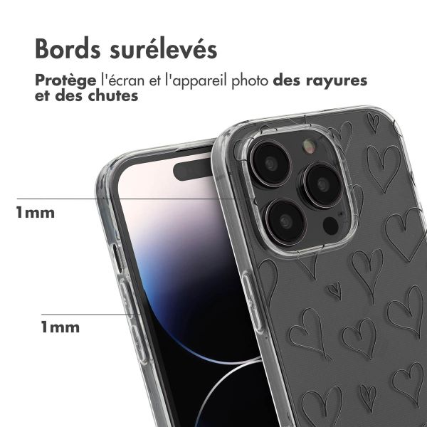 imoshion Coque Design iPhone 14 Pro - Hearts