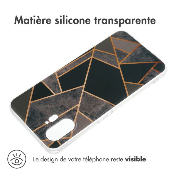 iMoshion Coque Design Nothing Phone (2) - Black Graphic