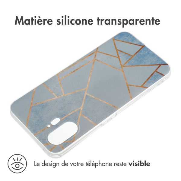 iMoshion Coque Design Nothing Phone (2) - Blue Graphic