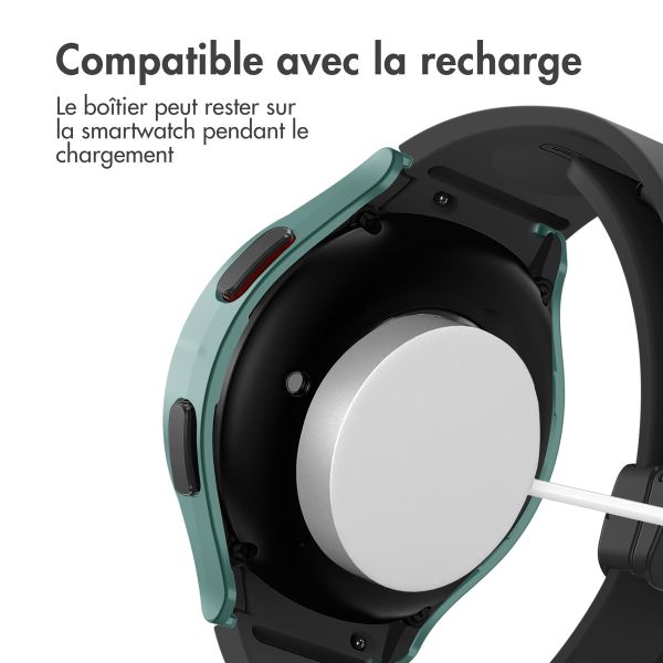 imoshion Coque rigide à couverture complète Samsung Galaxy Watch 4 40 mm - Vert foncé