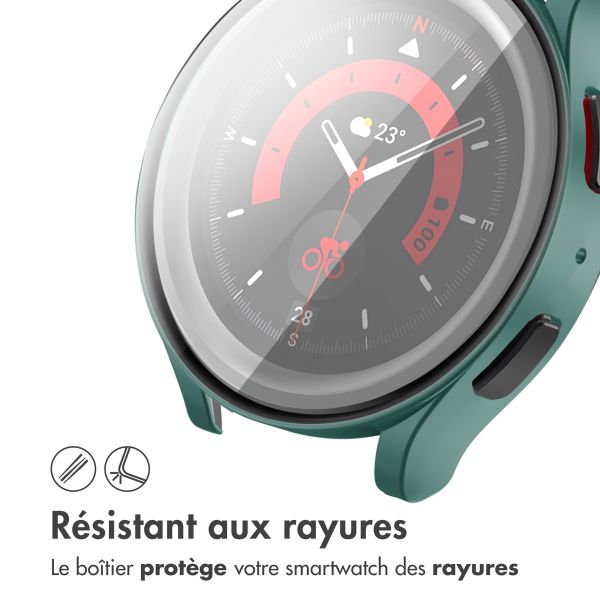 iMoshion Coque rigide à couverture complète Samsung Galaxy Watch 6 40 mm - Vert foncé