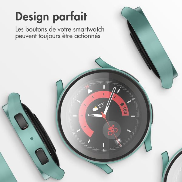 iMoshion Coque rigide à couverture complète Samsung Galaxy Watch 6 40 mm - Vert foncé