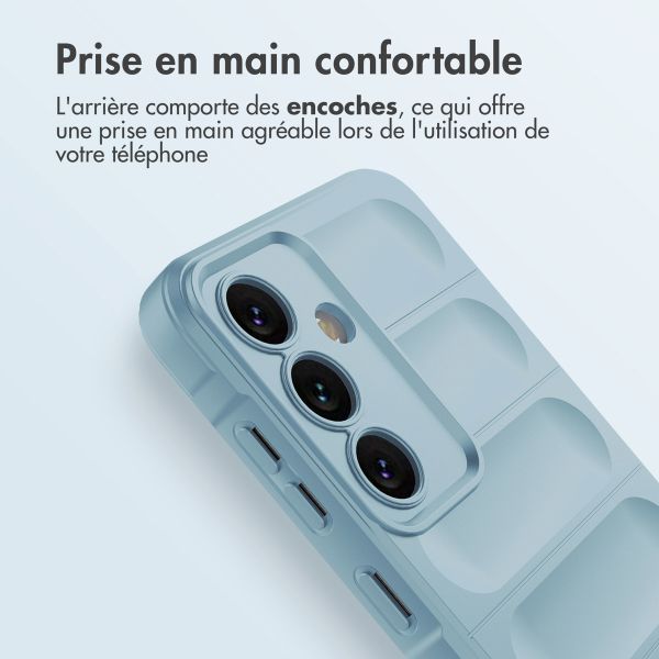 iMoshion Coque arrière EasyGrip Samsung Galaxy S24 - Bleu clair