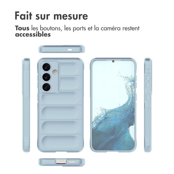 iMoshion Coque arrière EasyGrip Samsung Galaxy S24 - Bleu clair