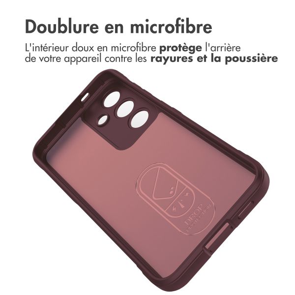 iMoshion Coque arrière EasyGrip Samsung Galaxy S24 Plus - Aubergine 