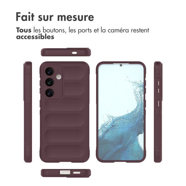 iMoshion Coque arrière EasyGrip Samsung Galaxy S24 Plus - Aubergine 