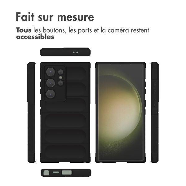 iMoshion Coque arrière EasyGrip Samsung Galaxy S24 Ultra - Noir