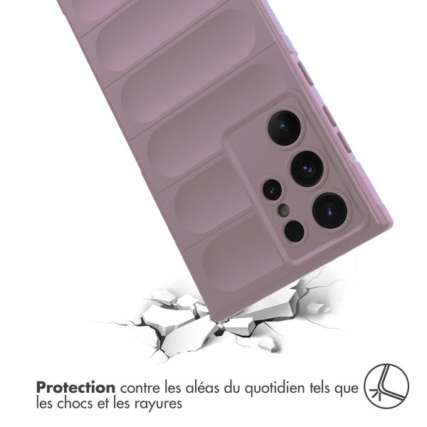 iMoshion Coque arrière EasyGrip Samsung Galaxy S24 Ultra - Violet