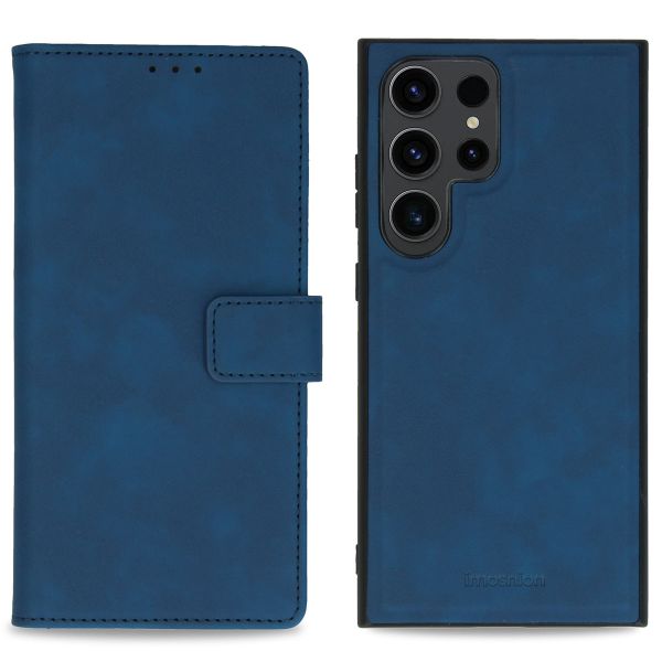 iMoshion Etui de téléphone de type portefeuille de luxe 2-en-1 amovible Samsung Galaxy S24 Ultra - Bleu