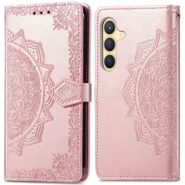 iMoshion Etui de téléphone portefeuille Mandala Samsung Galaxy S24 Plus - Rose Dorée