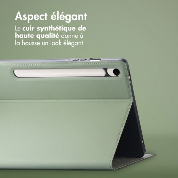 Accezz Housse Classic Tablet Stand Samsung Galaxy Tab S9 Ultra - Vert