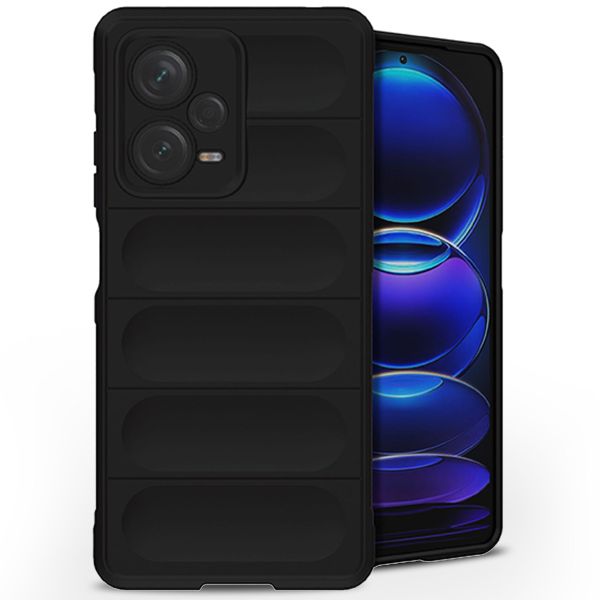 iMoshion EasyGrip Backcover Xiaomi Redmi Note 12 Pro Plus - Noir