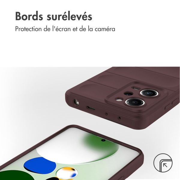 iMoshion EasyGrip Backcover Xiaomi Redmi Note 12 Pro - Aubergine