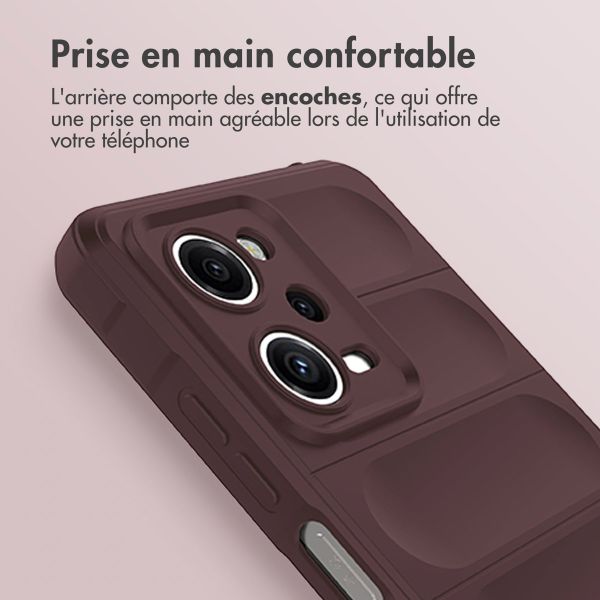 iMoshion EasyGrip Backcover Xiaomi Redmi Note 12 Pro - Aubergine