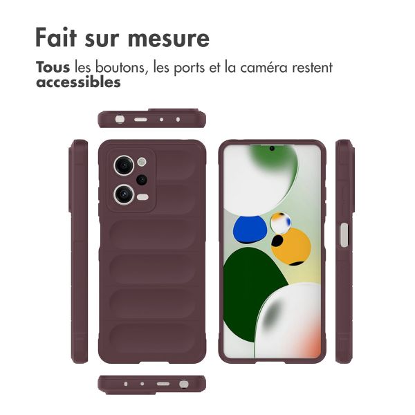 iMoshion EasyGrip Backcover Xiaomi Redmi Note 12 Pro - Aubergine