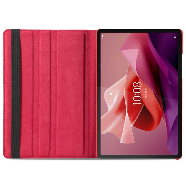 iMoshion Coque tablette rotatif à 360° Lenovo Tab P12 - Rouge