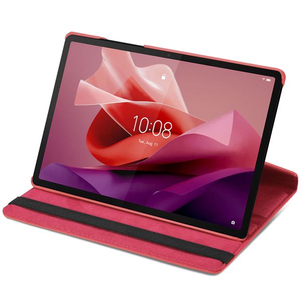 iMoshion Coque tablette rotatif à 360° Lenovo Tab P12 - Rouge