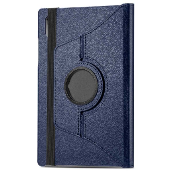 iMoshion Coque tablette rotatif à 360° Lenovo Tab P12 - Bleu foncé