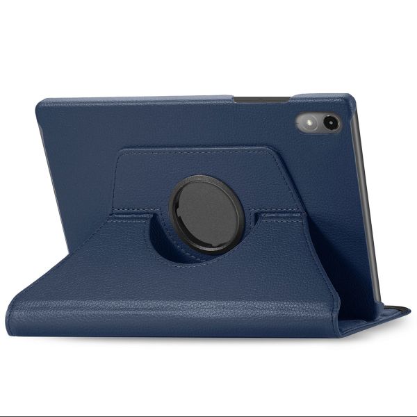 imoshion Coque tablette rotatif à 360° Lenovo Tab P12 - Bleu foncé