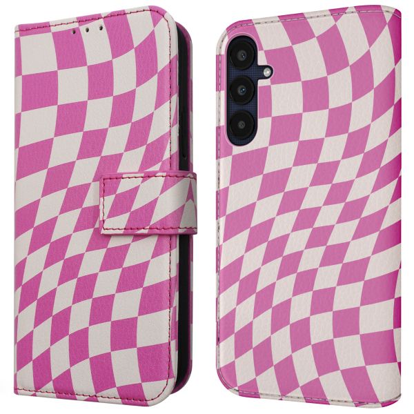 iMoshion Étui de téléphone portefeuille Design Samsung Galaxy A25 - Retro Pink