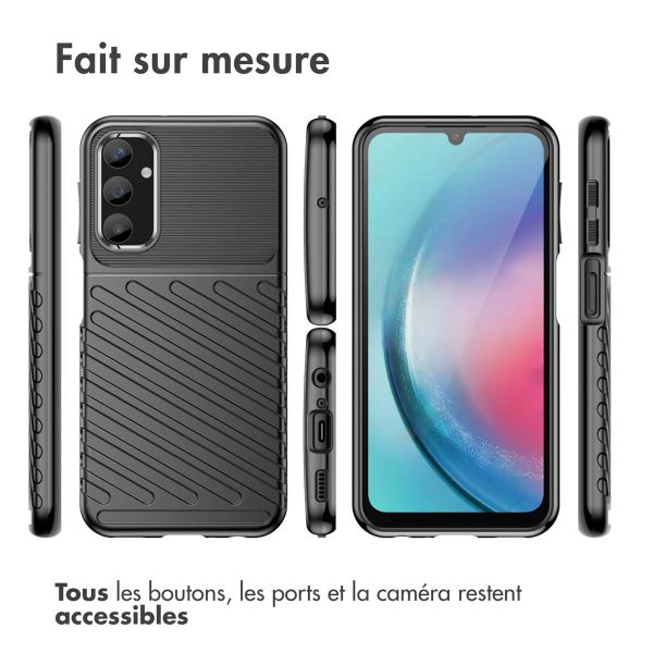 imoshion Coque Arrière Thunder Samsung Galaxy A25 (5G) - Noir