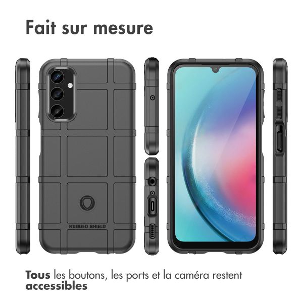 imoshion Coque Arrière Rugged Shield Samsung Galaxy A25 (5G) - Noir