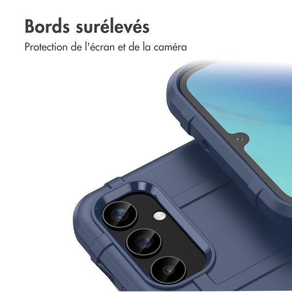 imoshion Coque Arrière Rugged Shield Samsung Galaxy A25 (5G) - Bleu foncé