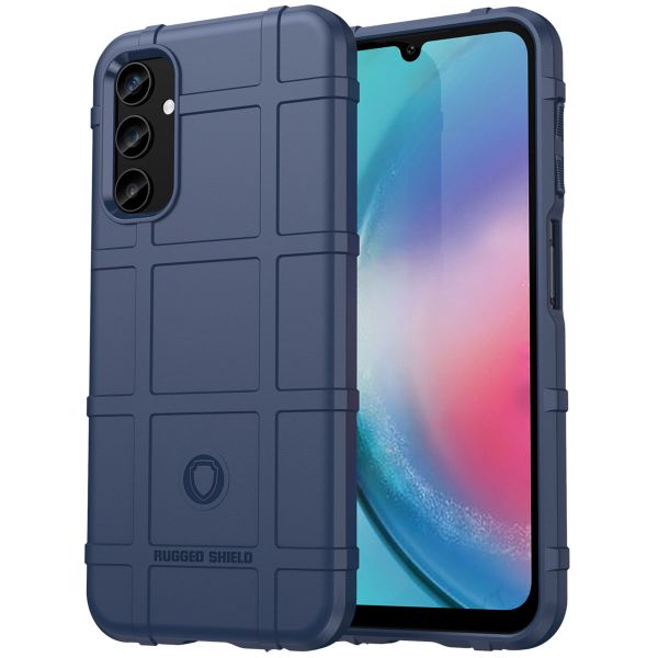 iMoshion Coque Arrière Rugged Shield Samsung Galaxy A25 - Bleu foncé