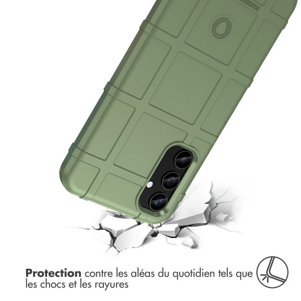 iMoshion Coque Arrière Rugged Shield Samsung Galaxy A25 - Vert foncé