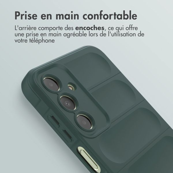 iMoshion Coque arrière EasyGrip Samsung Galaxy A25 - Vert foncé