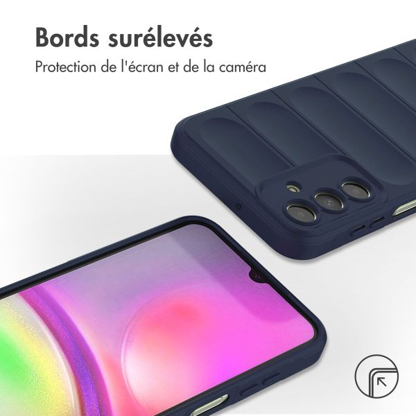 iMoshion Coque arrière EasyGrip Samsung Galaxy A25 - Bleu foncé