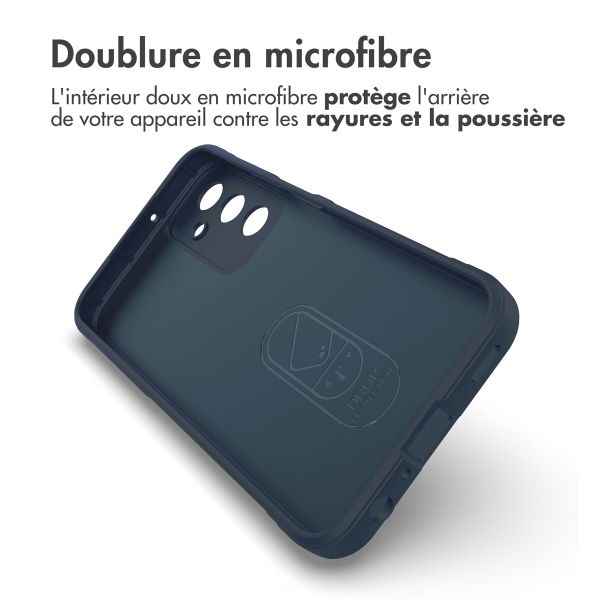 iMoshion Coque arrière EasyGrip Samsung Galaxy A25 - Bleu foncé