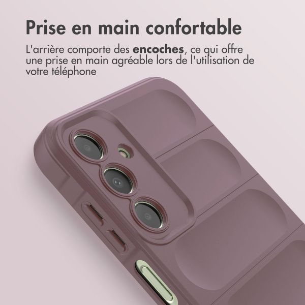 iMoshion Coque arrière EasyGrip Samsung Galaxy A25 - Violet