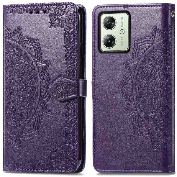 imoshion Etui de téléphone portefeuille Mandala Motorola Moto G54 - Violet