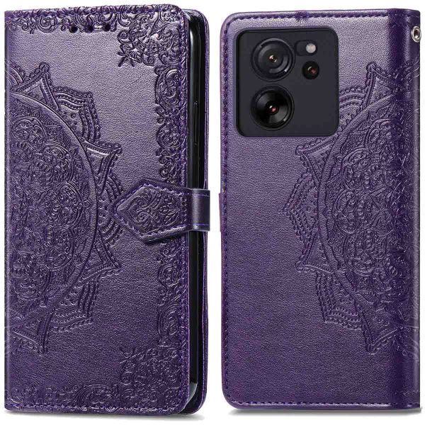 iMoshion Etui de téléphone portefeuille Mandala Xiaomi 13T / 13T Pro - Violet